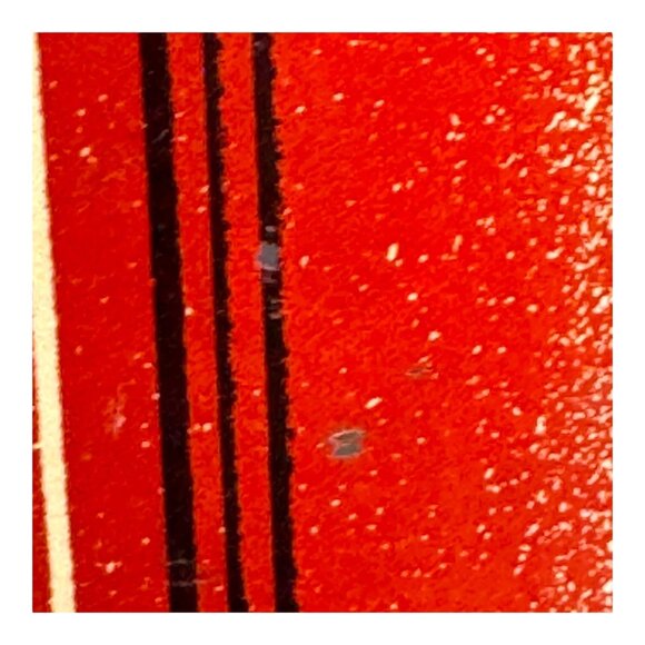 Vintage Red Striped Camping Thermos 1 Qt Vacuum Bottle With Cup Lid 1950s READ - Picture 5 of 13